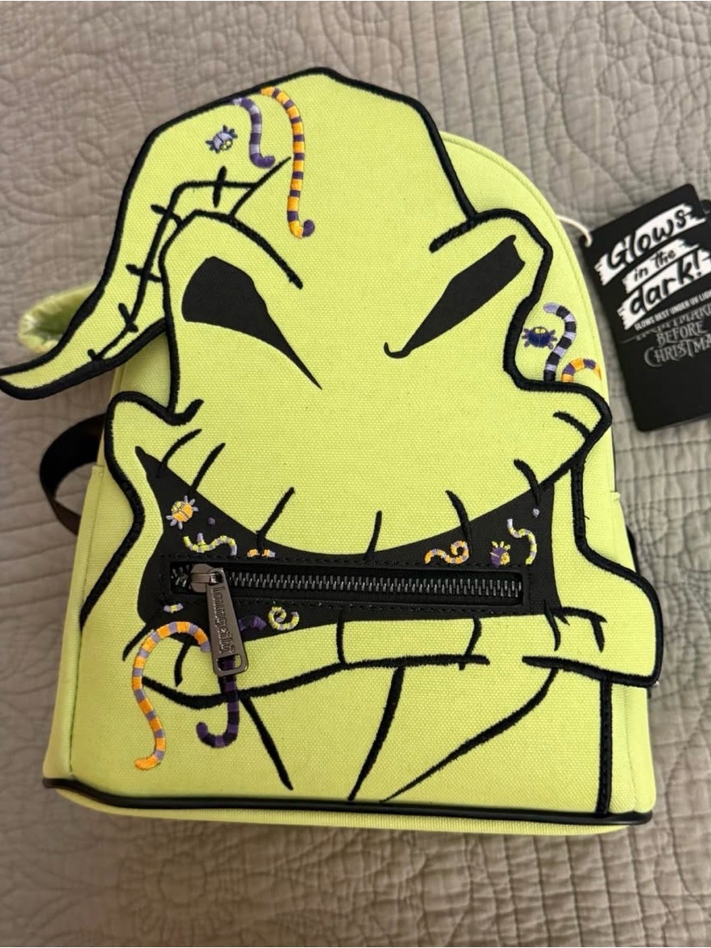 The Nightmare Before Christmas Oogie Boogie Glow-In-The-Dark Mini Backpack